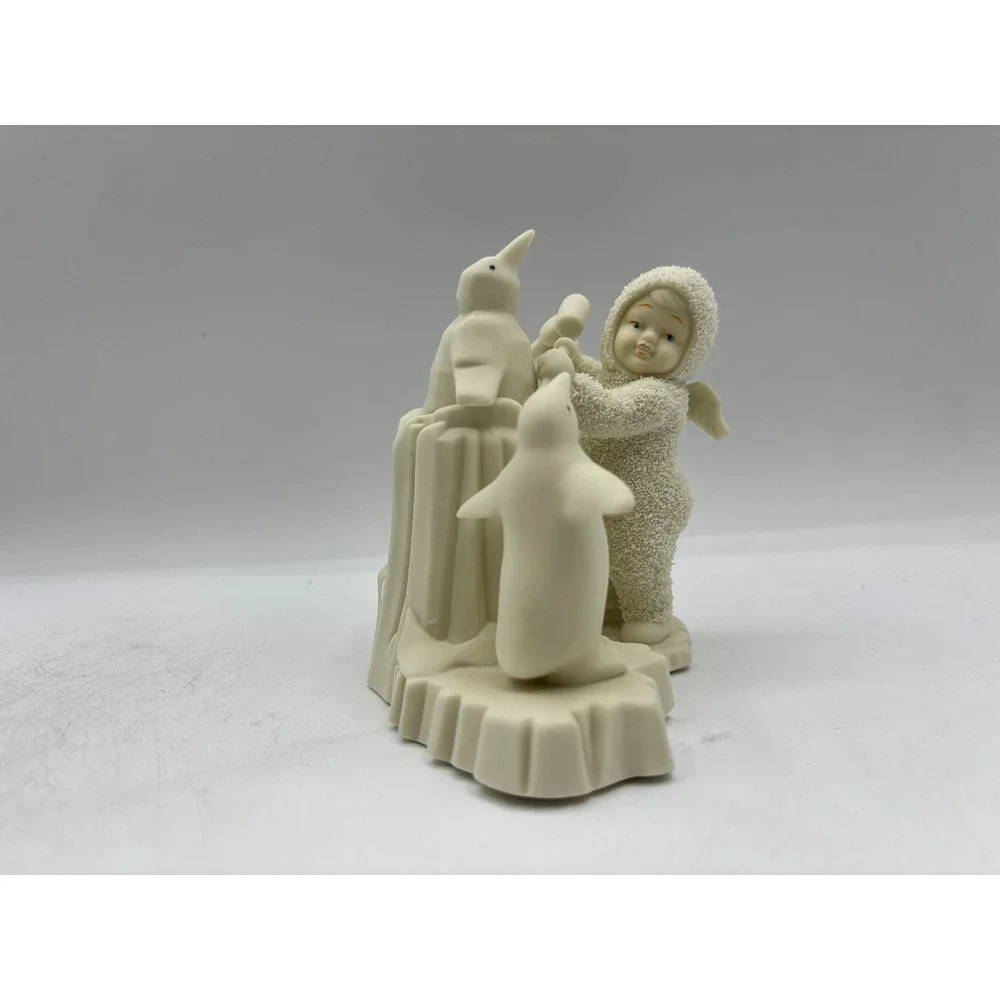 Dept 56 1993 Vintage Snowbabies I'm Making An Ice Sculpture 56.68420 Retired